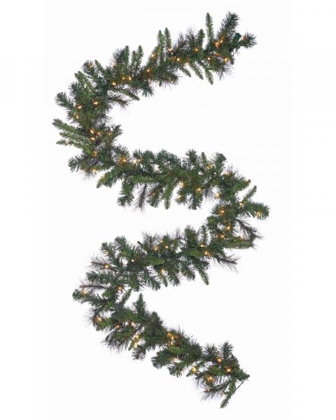 Savannah Garland With Warm White Lights 9'