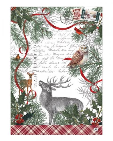 Winter Woodland Kitchen Towel