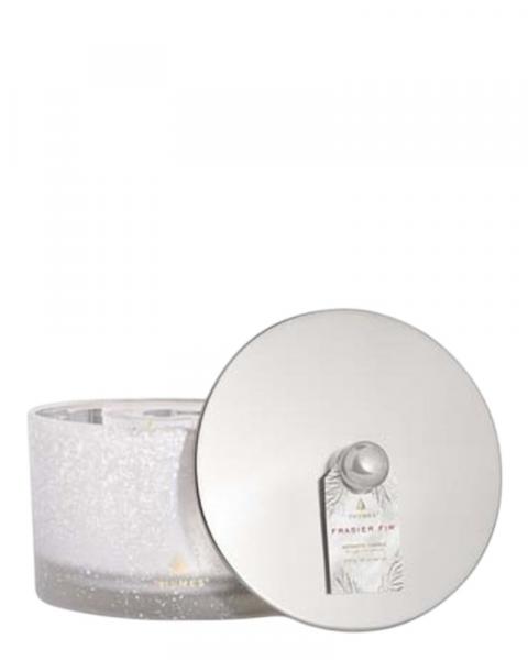 Frasier Fir 3-Wick Flocked Candle