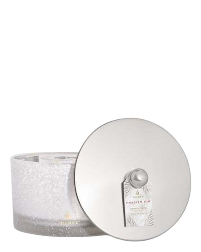 Frasier Fir 3-Wick Flocked Candle