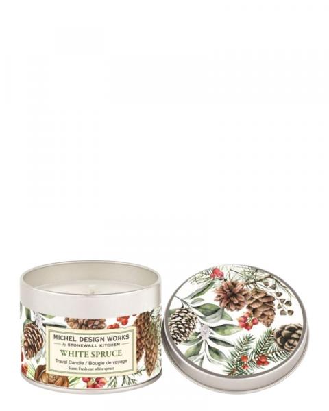 White Spruce Travel Candle