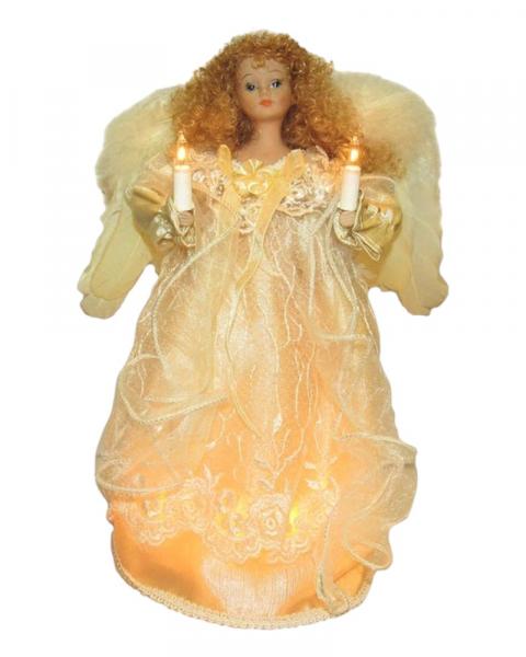 Angel Lighted Tree Topper 12"