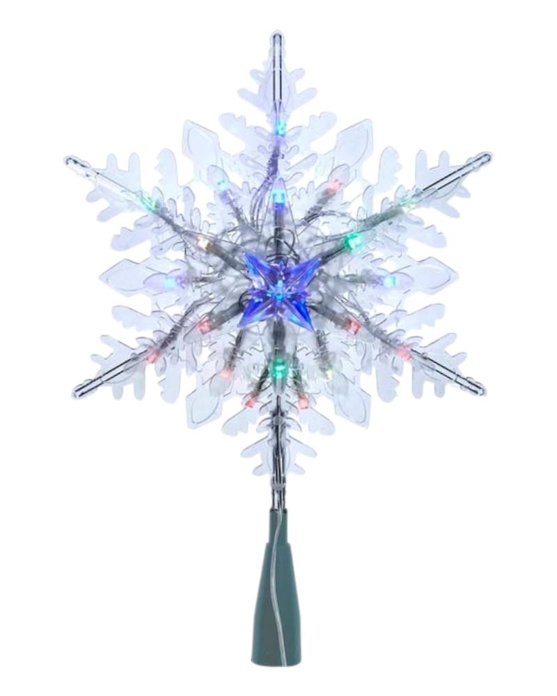 Snowflake LED Lighted Tree Topper