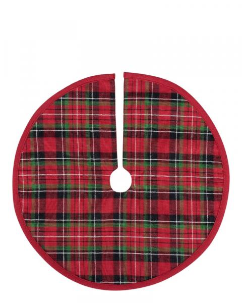 Tree Skirt Red Plaid Mini