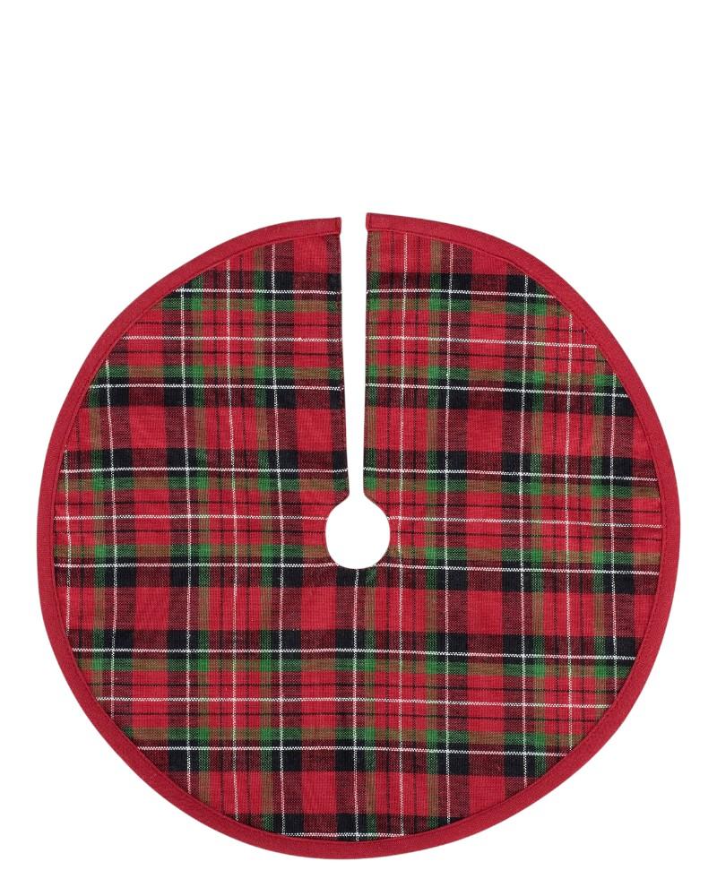 Tree Skirt Red Plaid Mini