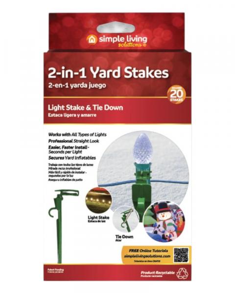 Lawn Light Stakes 20 Pack