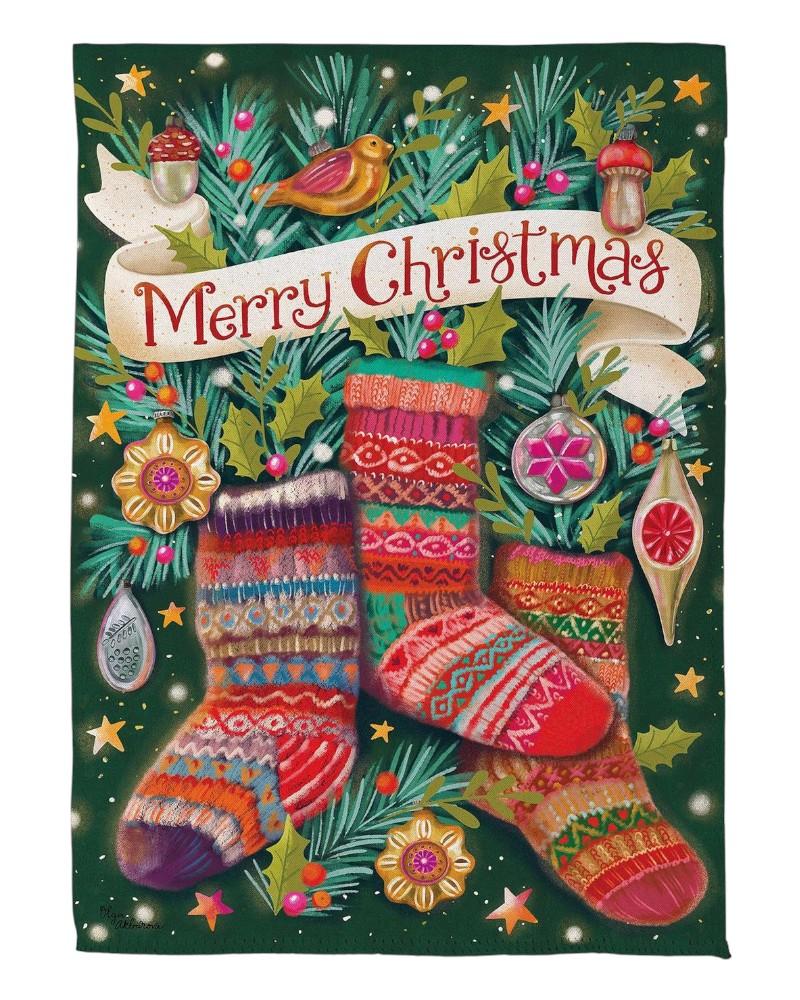 Garden Flag Sock Ornaments