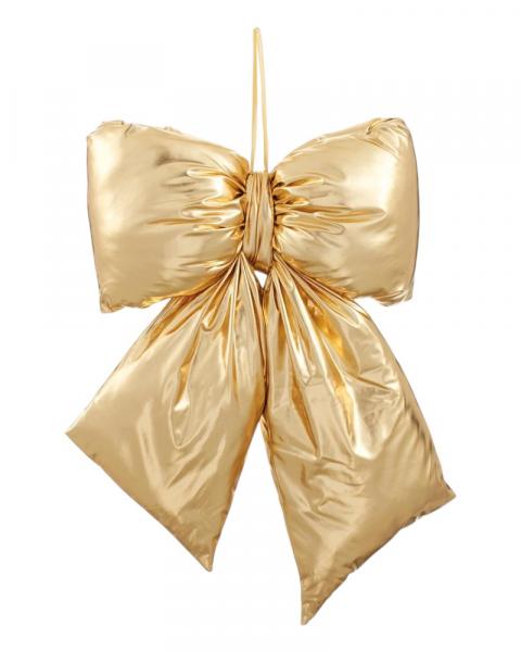 Metallic Bow 23" Gold
