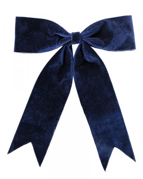 Bow Ornament 16" Dark Blue