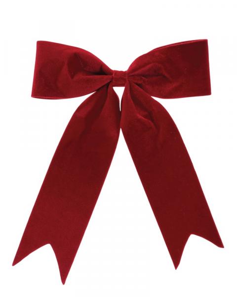 Bow Ornament 16" Red