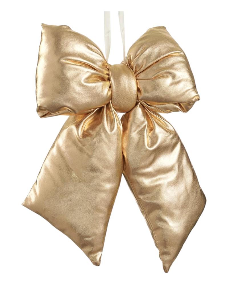 Metallic Bow 9.5" Gold