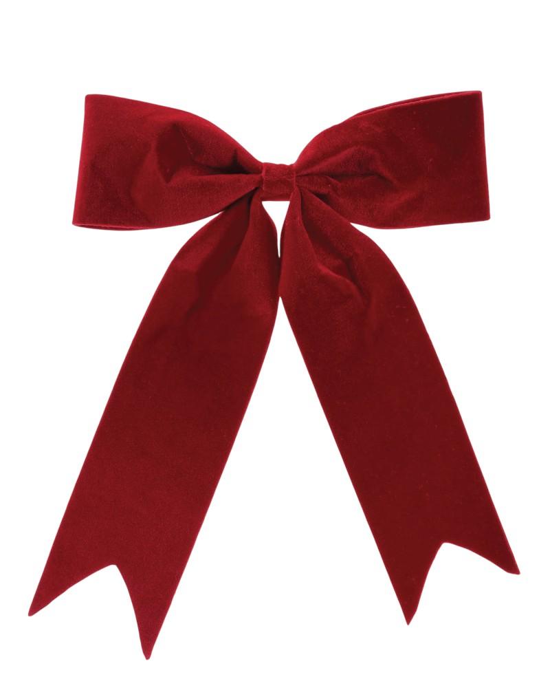 Bow Ornament 16" Red