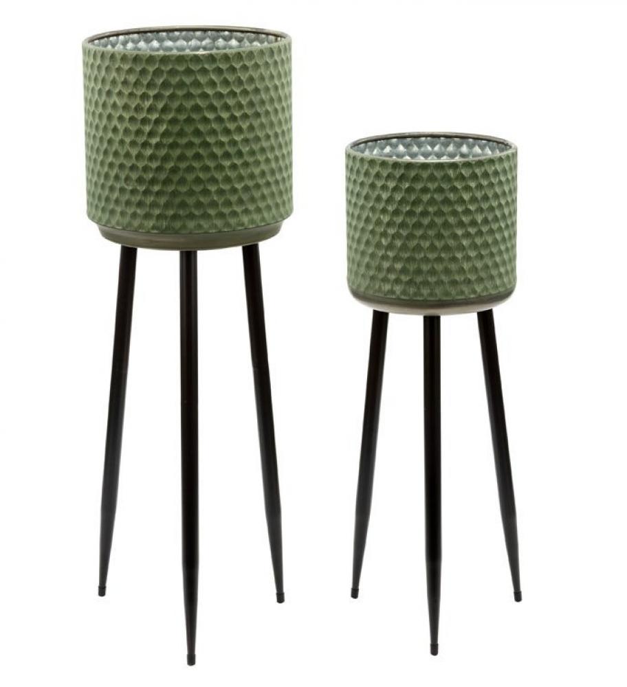 Plant Stand Tripod Green Sm