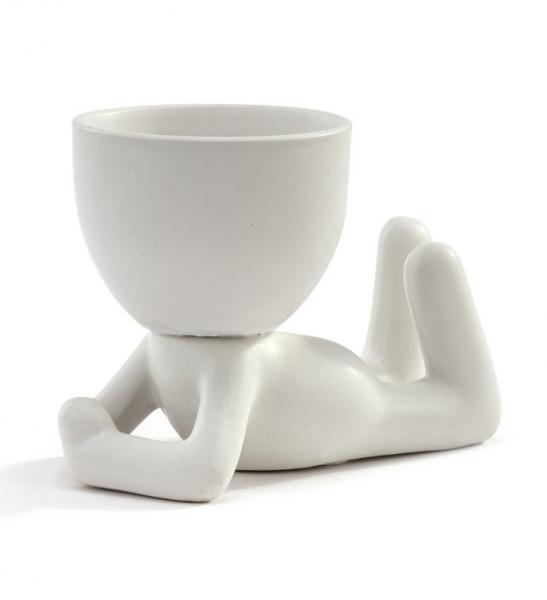 Pot Head Planter Lying