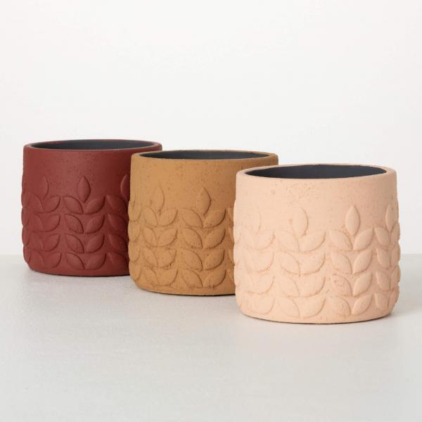 Modern Leaf Pot 5.75" Assorted