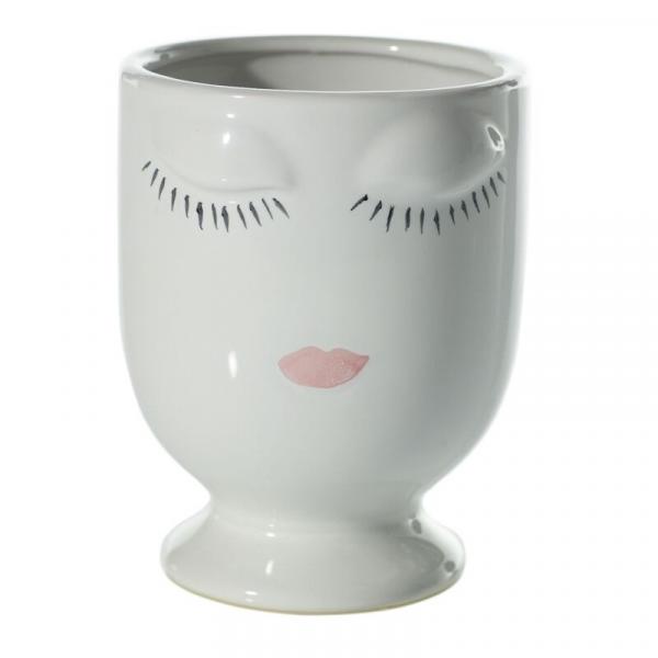 Celfie Vase 5.25" White