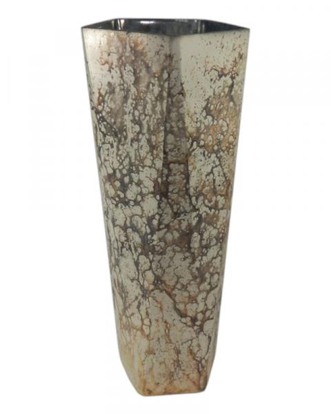 Glass Vase 18" Burnt Gold