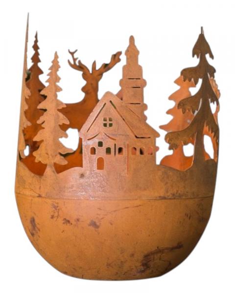 Iron Tea Light Holder 5"