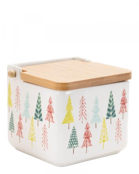 Box With Tree Pattern 5"