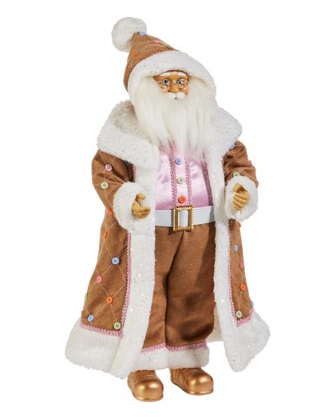 Gingerbread Santa 18" Pastel