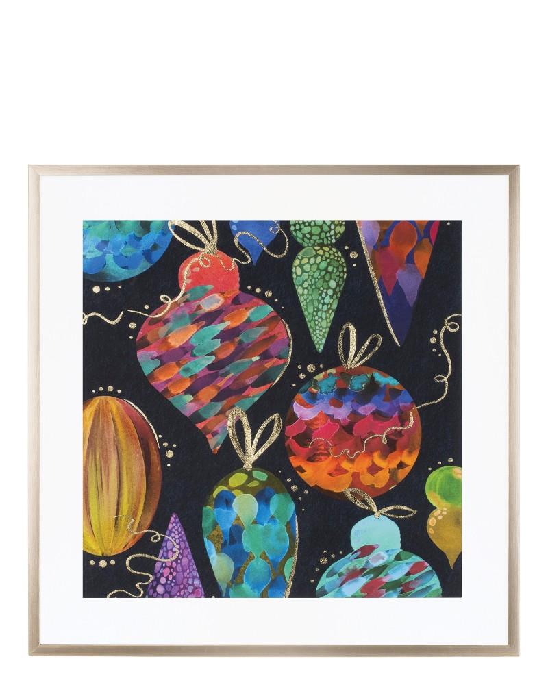 Framed Ornaments 19.5" Square