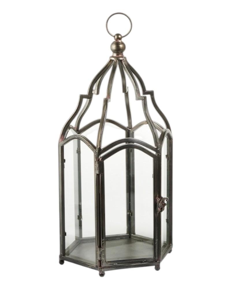 Cathedral Lantern 18" Black