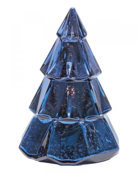 LED Tree Candle 7.5" Blue