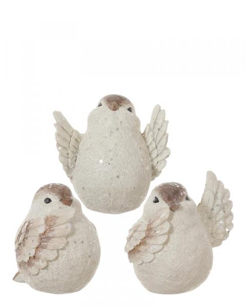 Glittered Bird 4" Assorted