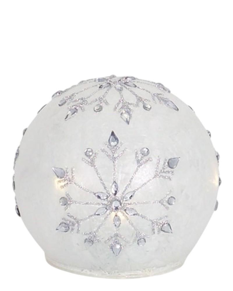 LED Snowflake Globe Small