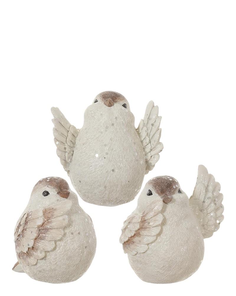 Glittered Bird 4" Assorted