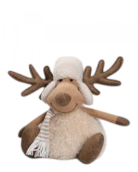 Fabric Sitting Reindeer