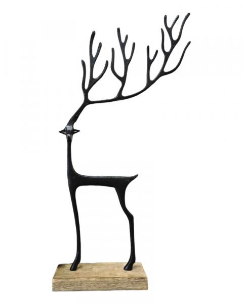 Metal Buck 16.5" Black