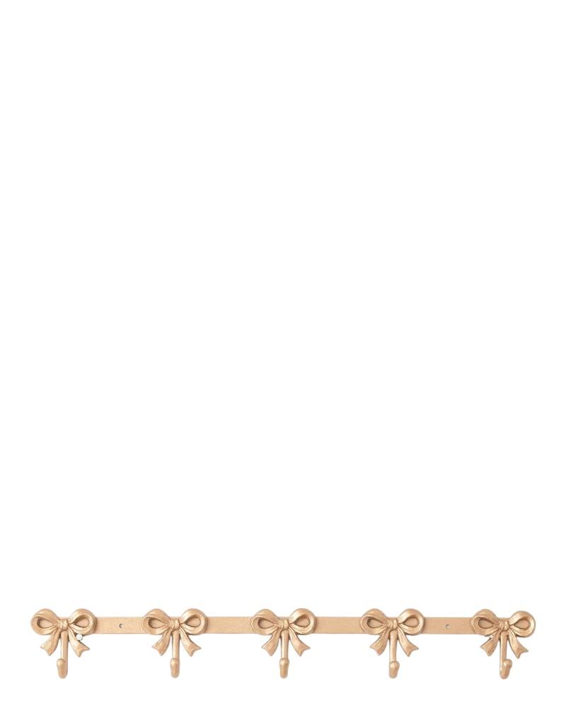 Gold Bow Hook Rack