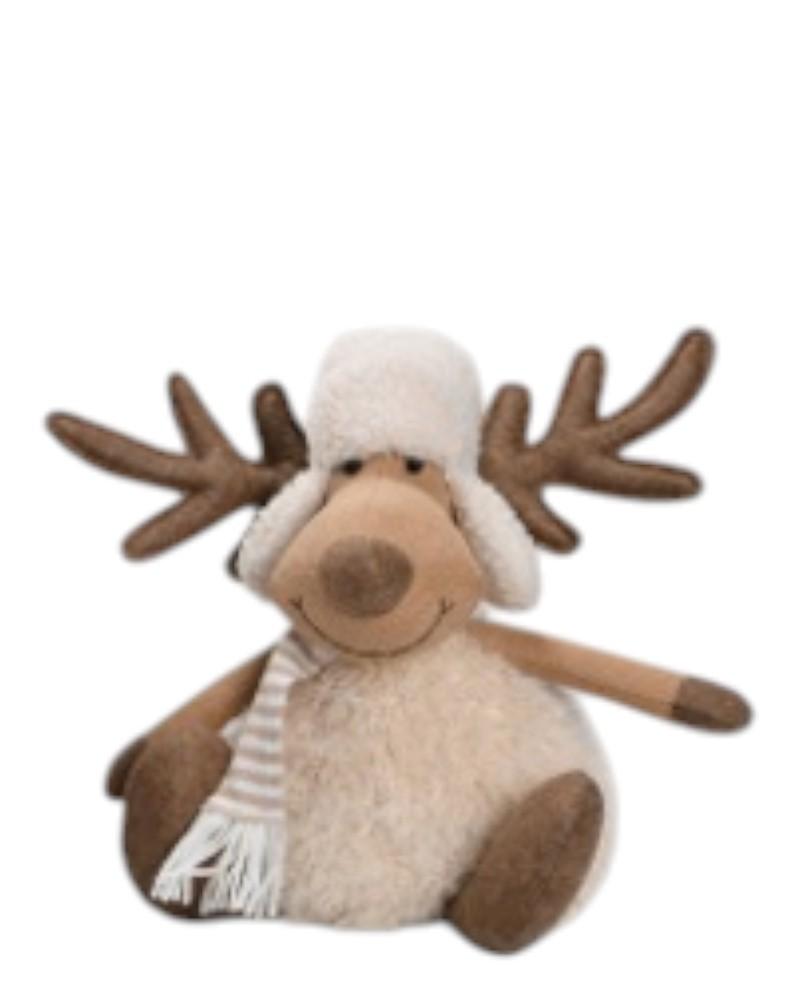 Fabric Sitting Reindeer