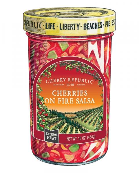 Cherry Republic Cherries on Fire Salsa 16oz