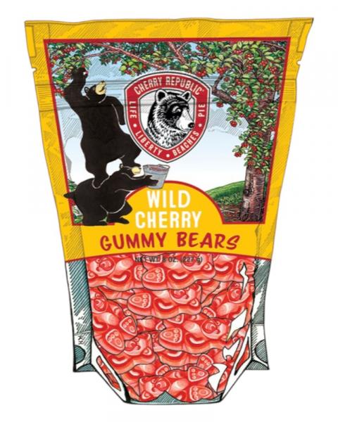Cherry Republic Wild Cherry Gummy Bears 8oz