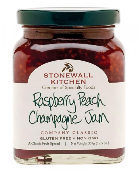 Raspberry Peach Champagne Jam 12.5oz