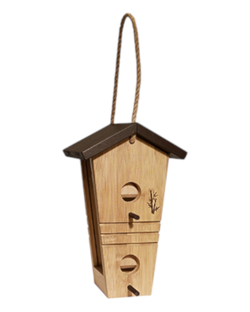 Bamboo Tall Hopper Feeder