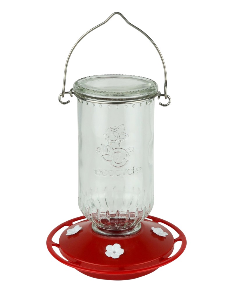 Ecocycle Ruby Roost Hummingbird Feeder 17oz