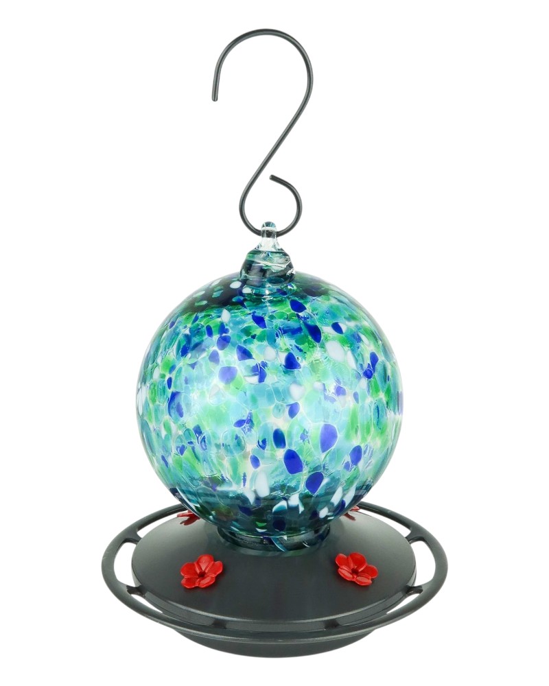 Ecocycle Garden Globe Hummingbird Feeder 19oz
