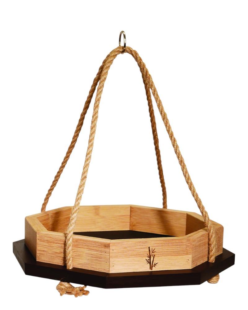 Octagon Bamboo Platform Feeder