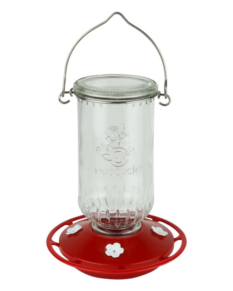 Ecocycle Ruby Roost Hummingbird Feeder 17oz
