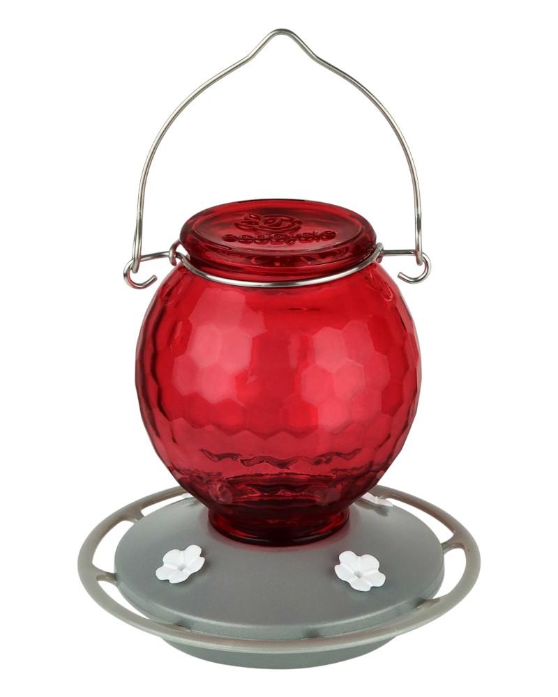 Ecocycle Crimson Comb Hummingbird Feeder 16oz