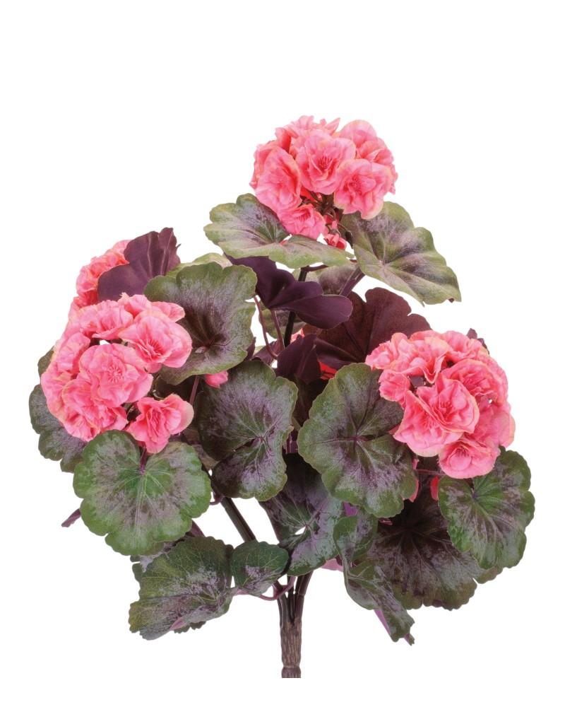 Geranium Bush 19" Polyester Pink