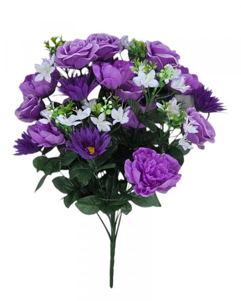 Peony/gerb/rose Bush Purple