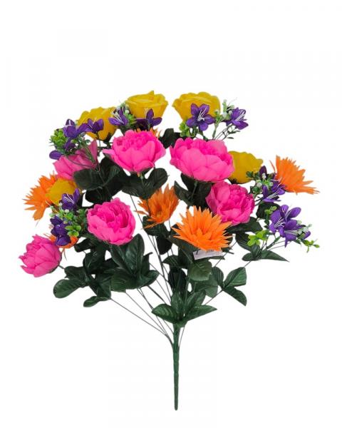 Peony/gerb/rose Bush Spring Mel