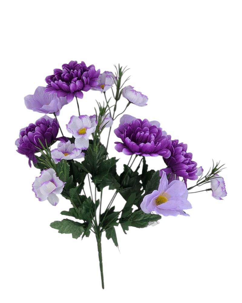 Anem/Mum/Cosmos Bush Purple