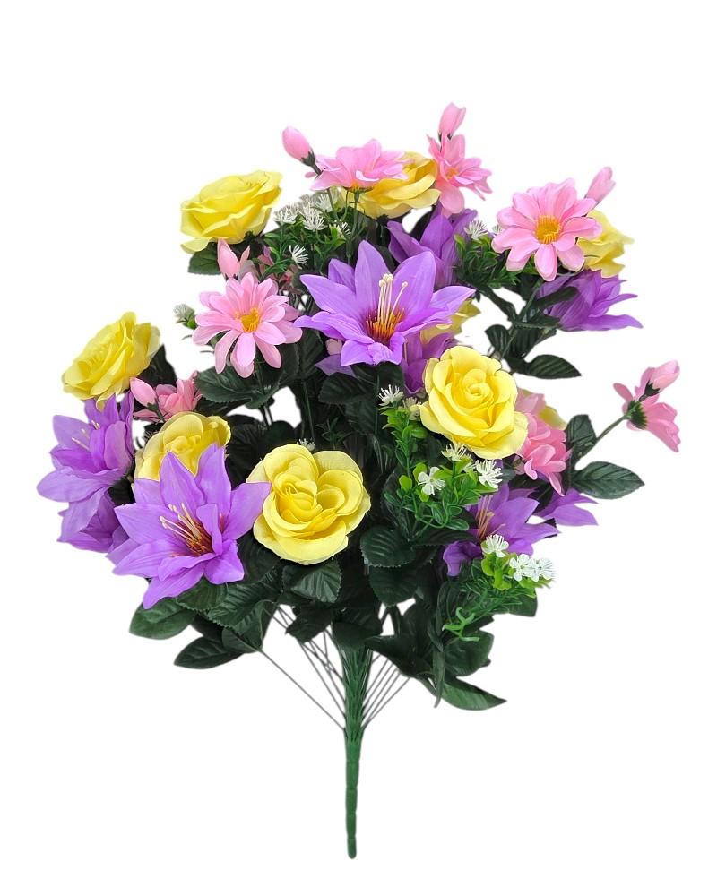 Lotus/rose/daisy Bush Pastel Mix