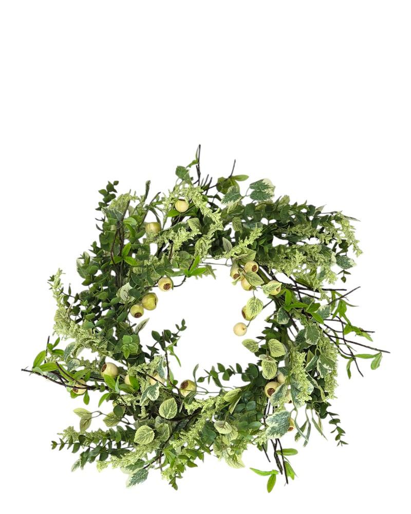 Wreath Plastic 24" Pod Foliage