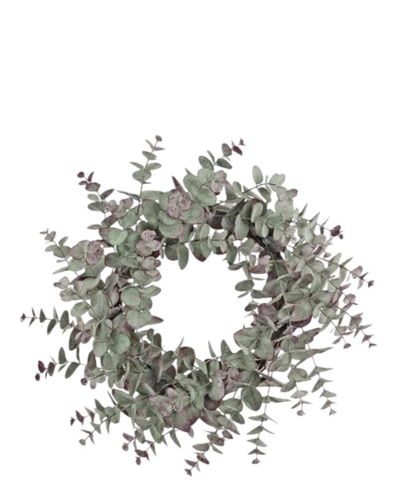 Eucalyptus Wreath 24" Plum